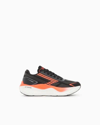 Ea7 Sneaker Nitro Wave 2 Mit Atmungsaktivem Mesh Und Gummisohle In Grau