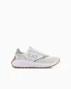 Ea7 Round-head Sneakers In White