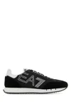 Ea7 Black And White Vintage Sneakers In A120