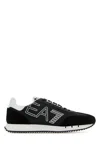 Ea7 Black And White Vintage Sneakers In A120