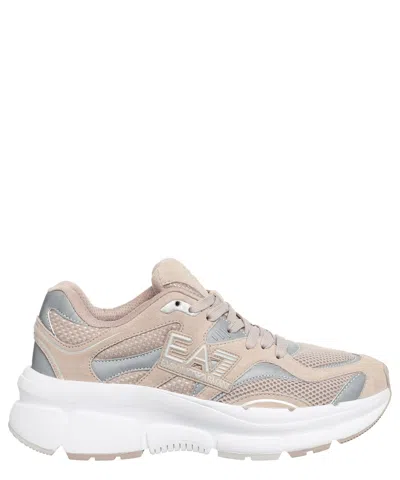 Ea7 Trainers In Beige