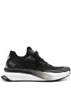 Ea7 Official Store Crusher Distance Sonic Knit Sneakers In Black