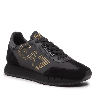 Ea7 Logo-print Low-top Sneakers In Multi