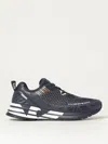 Ea7 Logo-print Low-top Sneakers In Schwarz