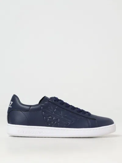 Ea7 Sneakers  Men Color Blue In Blau