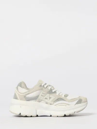 Ea7 Sneakers  Men Color Grey In Animal Print