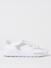Ea7 Emporio Armani Perforated Sneakers In White 1