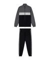 Ea7 Asv Athletic Colour Block Organic Cotton-blend Tracksuit In Multi