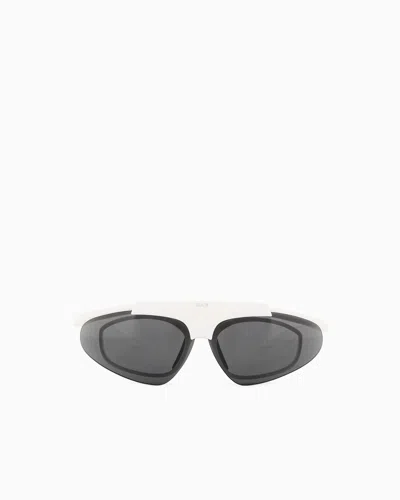 Ea7 Sports Sunglasses With Flip-up Lenses In Black
