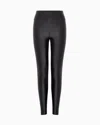 Ea7 Sporty Forever Stretch Technical-fabric Leggings In Black