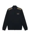 Ea7 Standing Collar Casual Jacket In Black