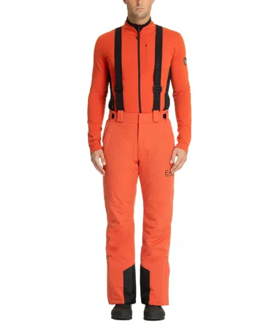 Ea7 Stratum 7 Protectum 7 Ski Trousers In Orange