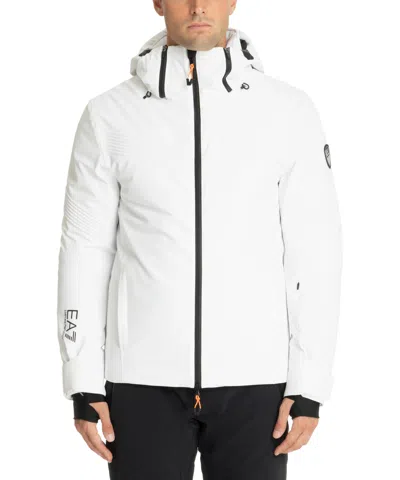 Ea7 Stratum 7 Ski Jacket In White