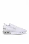 Ea7 Streamlined White Sneakers In White