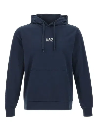 Ea7 Stretch-cotton Hoodie