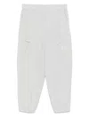 Ea7 Stretchy Polyester Blend Trousers