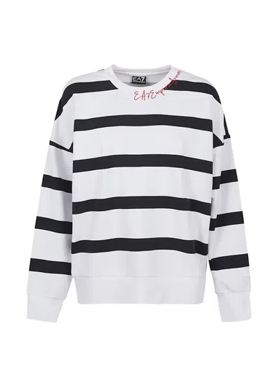 Ea7 Striped Clothing Sweater In Multi