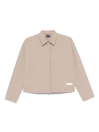 EA7 EA7 STRIPED COTTON SHIRT