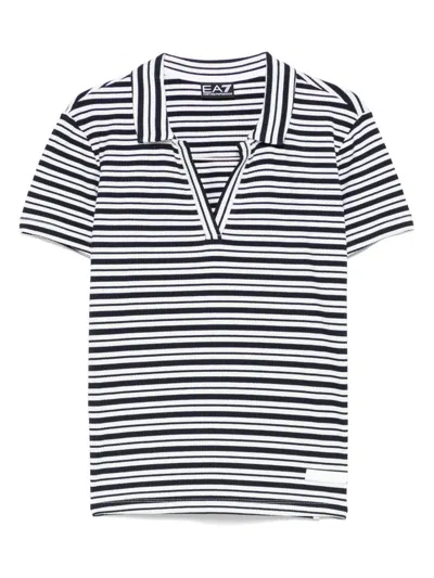 EA7 STRIPED T-SHIRT