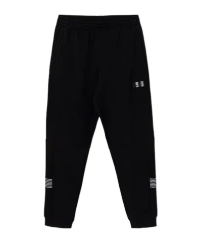 EA7 STRIPE-DETAIL TRACK PANTS