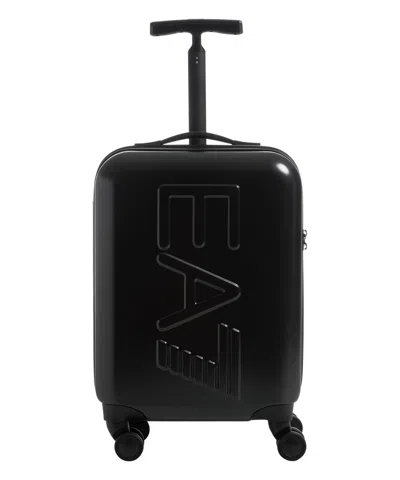 Ea7 Suitcase In Grey