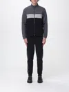 Ea7 Black Cotton Sweatsuit In Gray