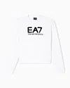 Ea7 Sweat-shirt Ras-du-cou En Mélange De Coton