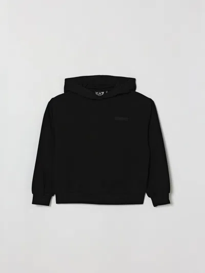 Ea7 Sweater Kids  In Black