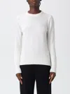 Ea7 Sweater  Woman Color Natural In White
