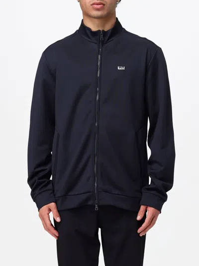 Ea7 Sweater Men Color Blue