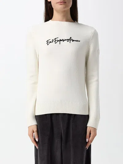 Ea7 Sweater Woman Color White