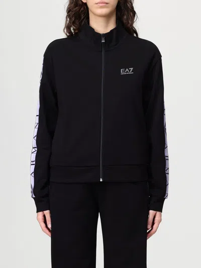 Ea7 Sweater Woman  In Black