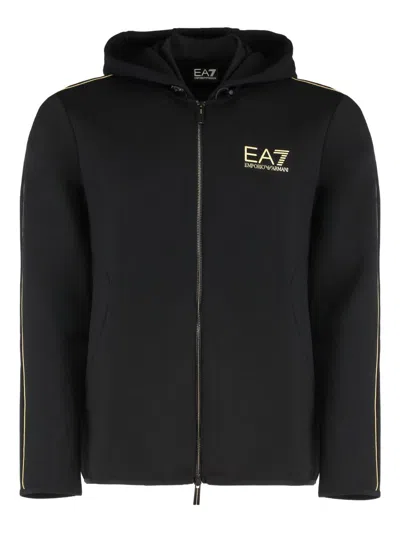 EA7 SWEATERS BLACKS AND GREYS