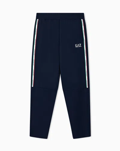 Ea7 Sweatpants In Blue