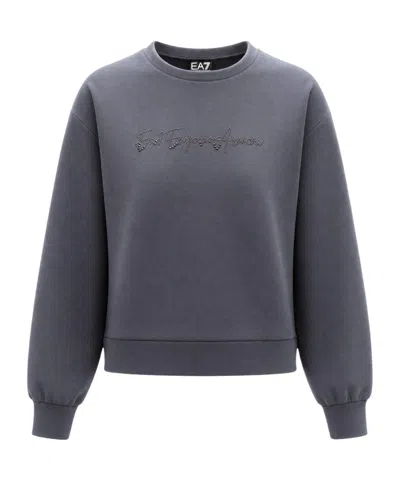 Ea7 Sweatshirt And Sweatpants Set In Gray