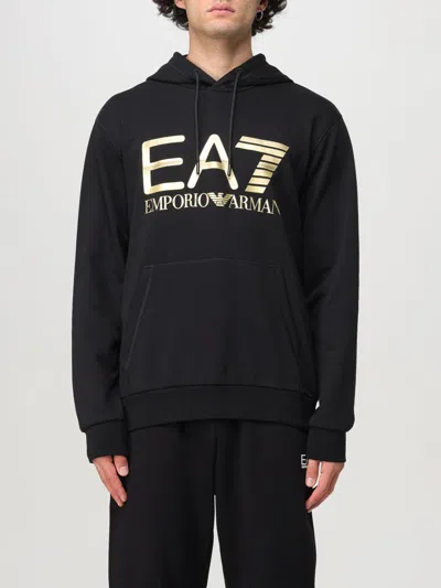 Ea7 Sweatshirt  Men Color Black In Schwarz