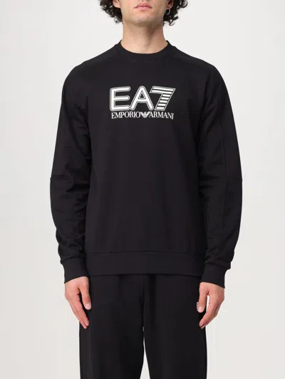 Ea7 Sweatshirt In Schwarz