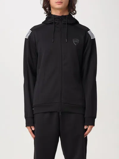 Ea7 Sweatshirt  Men Color Black In Schwarz
