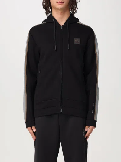 Ea7 Sweatshirt  Men Color Black In Schwarz