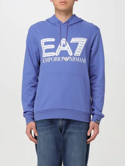 Ea7 Sweatshirt  Men Color Blue