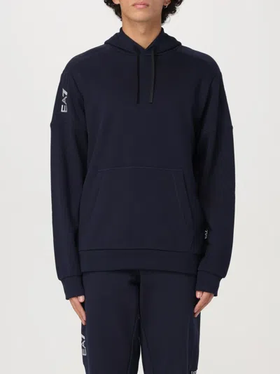 Ea7 Sweatshirt  Men Color Blue In Blau