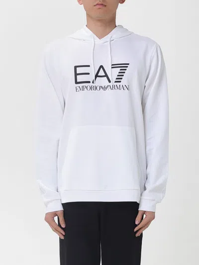 Ea7 Sweatshirt  Men Color White In Gray