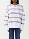 EA7 SWEATSHIRT EA7 WOMAN COLOR BEIGE,425221022
