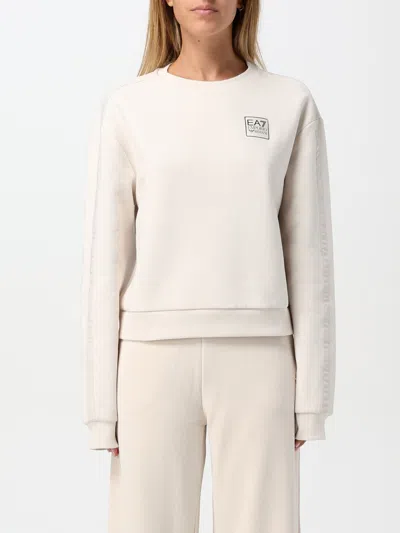 Ea7 Sweatshirt  Woman Color White In Weiss