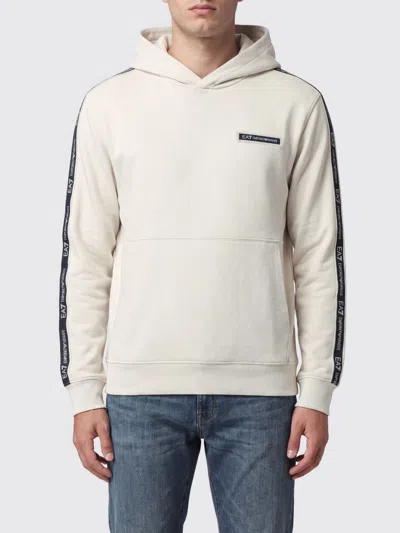 Ea7 Sweatshirt Men Color Beige