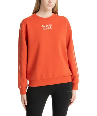 Ea7 Sweatshirt In Red
