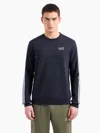 Ea7 Sweatshirt Sport Man  6dpm05 Pj16z 1562 Blue Arms In Blue
