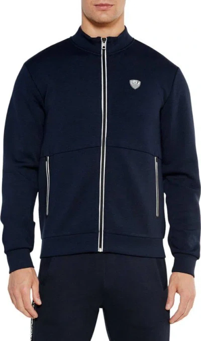 Ea7 Sweatshirt Sport Man  8npm19 Pj4ez Premium Core 1562 Blue Arms