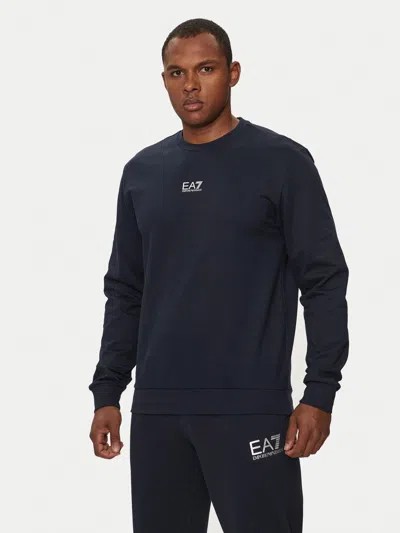 Ea7 Sweatshirt Sport Man  8npm30 Pjvrz Core Id 0562 Armor Blue