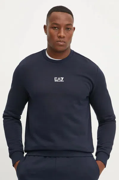 Ea7 Sweatshirt Sport Man  8npm34 Pjvtz Core Id 1562 Armor Blue